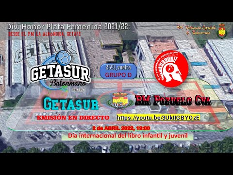 25ªJ DHPF 21/22: GETASUR vs POZUELO DE CVA