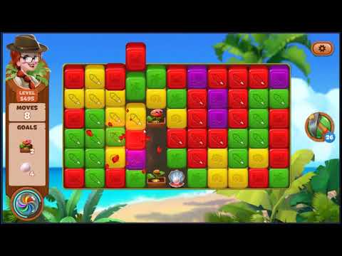 Lost Island Blast Adventure Level 1495 - NO BOOSTERS 🏝️ | SKILLGAMING ✔️