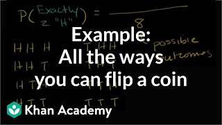 Example: All the ways you can flip a coin | Probability and Statistics | Khan Academy