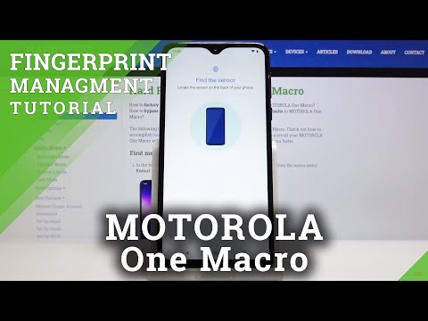 How to Add Fingerprint to MOTOROLA One Macro - Lock Screen Methods