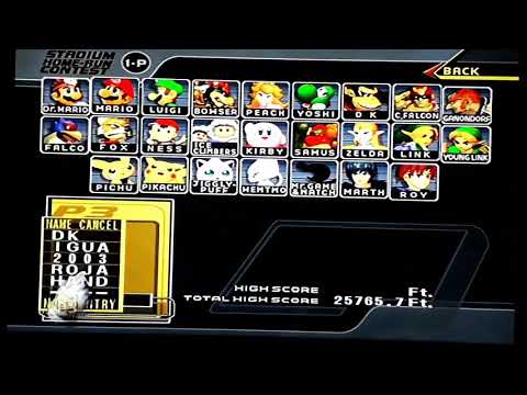 IGUANA 2003 GAMES - Super Smash Bros Melee - Master Hand - Home-Run Contest FULL HD