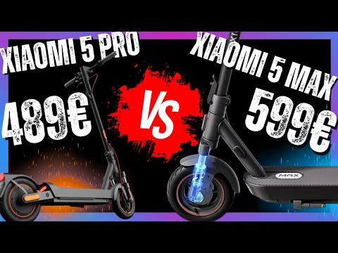 XIAOMI 5 Pro vs. XIAOMI 5 Max 👉 Neuer Testsieger unter 500€? 😲 Welcher E-Scooter ist besser?