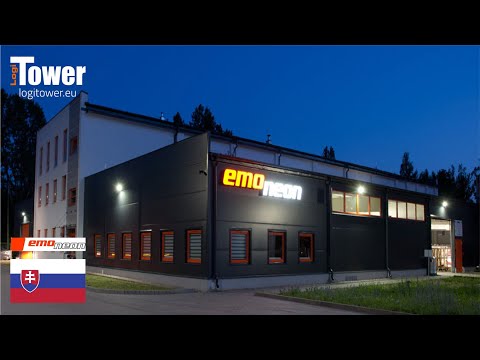 LOGITOWER: EMO NEON - skladovanie plexiskla a plechu