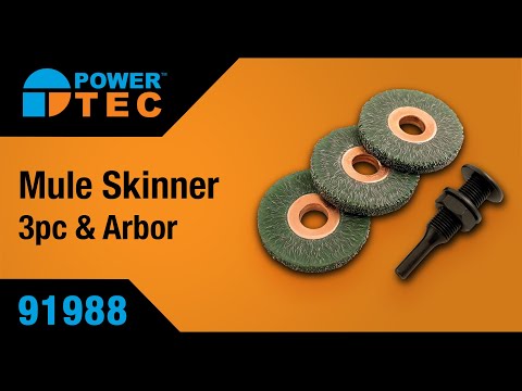 91988 | Mule Skinner 3pc & Arbor | Power-TEC