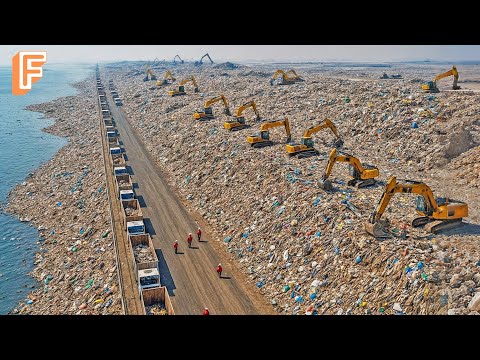 How Mountains Of Plastic Trash Are Recycled Inside Massive Recycling Lines
