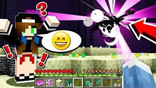 SHE **CRIED** when we FOUGHT the ENDERDRAGON! (Minecraft)