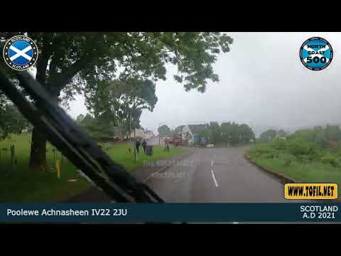 Poolewe Achnasheen IV22 2JU SCOTLAND 2021 Driving Road Trip WWW.TOFIL.NET