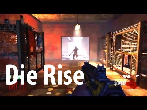 DIE RISE ZOMBIES Gameplay - Black Ops 2 Revolution Map Pack