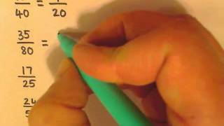 converting fractions to simplest form