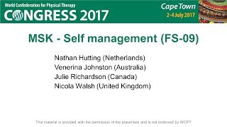 MSK - Self management (FS-09)