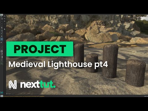 Maya Environment Modelling Tutorial Medieval Lighthouse Part 01