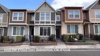 For Rent: 1618 SW 172nd Terr, Beaverton, OR 97006
