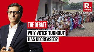 Arnab Debates Over Decrease In Voter Turnout This Polling Season, BJP Says No Place For Opposition