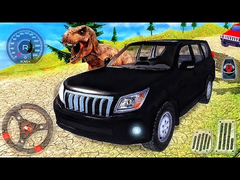 Offroad Luxury Prado Dino Drive Simulator - Jeep Racing T-Rex - Best Android GamePlay #2