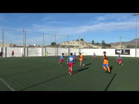 C.D. Villa de Fortuna - A.D. Alquerias, segunda alevín, 14/01/2023. Murcia.