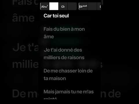 Playback - Dans tes mains est mon avenir - Avec moises