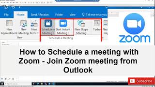 How to Schedule a meeting with Zoom - Join Zoom meeting from Outlook | Schedule Meeting in zoom