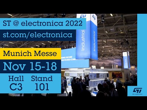 ST at electronica 2022: see you in Munich very soon