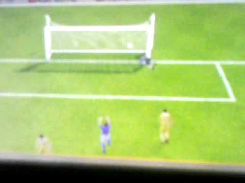 Gol de Fran Rico de falta