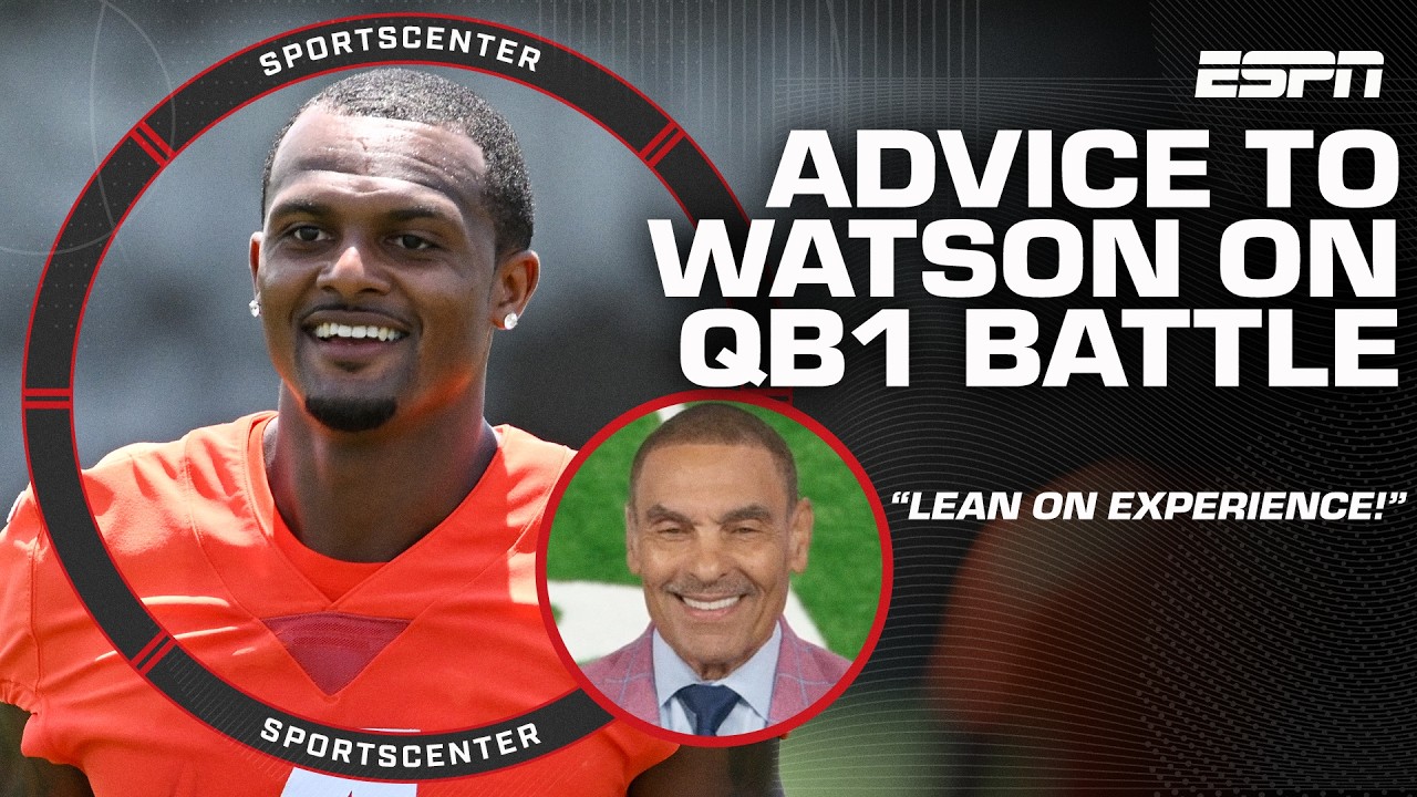 Herm Edwards says QB1 competition between Deshaun Watson & Sheduer Sanders 'isn't even close' 👀 | SC