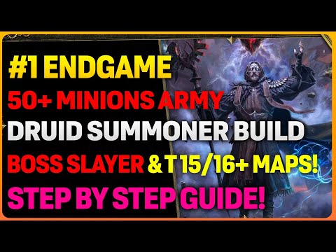 NEW 0.4c Oracle Summoner ENDGAME Build!! | 50+ Minions Army & Wolf Pack!
