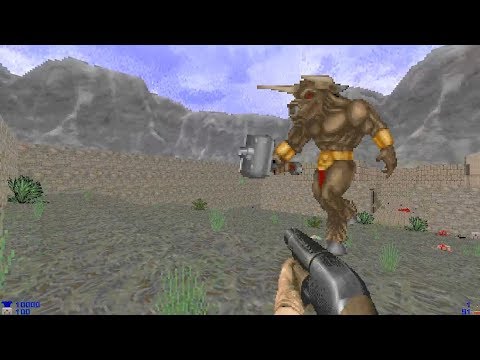 DOOM MOD lmtemple Temple of the Lizardmen LIZARD MEN LIZZARD By Alando1 Alan ~ EXHUMED MAP 03