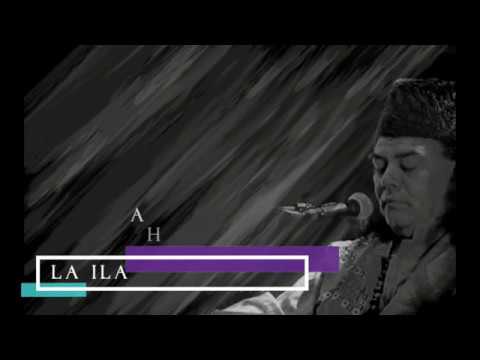 Maqbool Sabri (Sabri Brothers) - La Ilaaha Illallah - Hasbi Rabbi Jallallah - with Lyrics