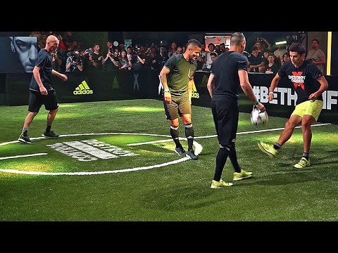 Zidane & his Son vs F2 Freestylers ✖ Football Skill Match