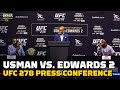 Kamaru Usman Mocks Leon Edwards' Run-In With Jorge Masvidal | UFC 278 | MMA Fighting