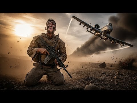 US Marine Trembled in the Dust — Then an A-10 Split the Sky Open, Engines Coughing Smoke