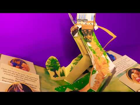 pop-up book Rapunzel adventure