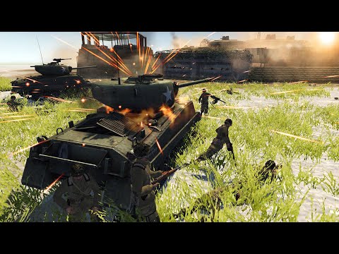 The Infamous Brutal GERMAN SUPERFORTRESS! - Men of War: Robz Mod Battle Simulator