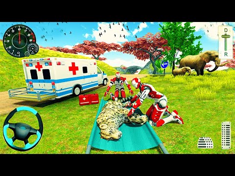 Ambulance Driving Game - Doctor Robot Emergency Animal Rescue Fighter - Android GamePlay #3