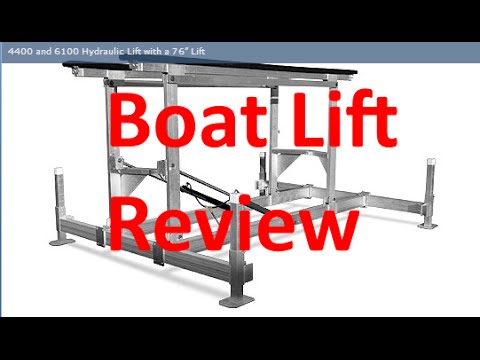 Hewitt Hydraulic Boat Lift Review 6000LBS