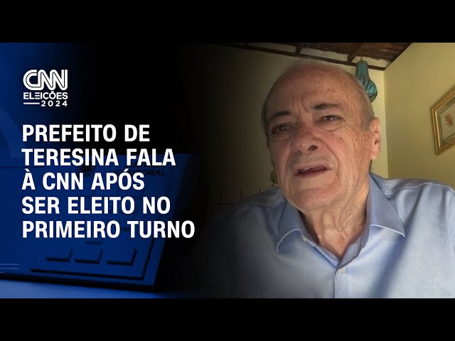 Prefeito de Teresina fala à CNN após ser eleito no primeiro turno | CNN NOVO DIA
