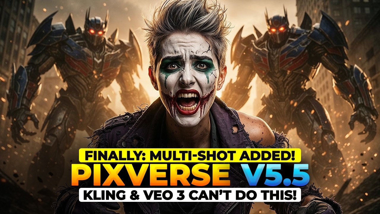 PixVerse V5.5 MULTI-SHOT Is Insane! AI Video/Animation Generator – Text to Video + Image to Video AI