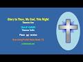 Glory to Thee, My God, This Night  [Ken / TALLIS' CANON]  piano
