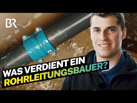 Vorarbeiter im Rohrleitungsbau: Wasserversorgung & Arbeit auf der Baustelle I Lohnt sich das? | BR
