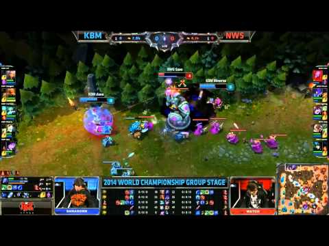 Kabum Minerva Firstblood - KBM vs NWS (S4 Worlds)
