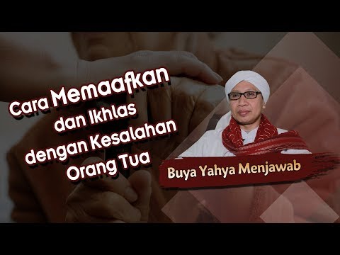 <p>Orang tua sebagai manusia biasa tentu tak akan pernah luput dari kesalahan. Bisa saja mereka melakukan kesalahan dan menyakiti hati anak-anaknya tanpa disadari. dan sebagai anak, saat rasa sakit itu terasa sangat dalam, bagaimana cara memaafkan dan mengikhlaskannya? Mari simak nasehat dan penjelasan Buya Yahya.</p>
<p>Video kajian lengkapnya dapat disimak pada