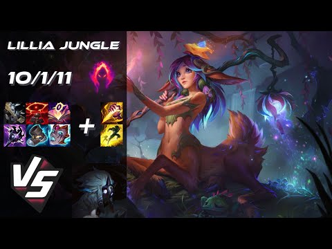 JUNGLE Lillia vs Kindred - NA Challenger Patch 14.10