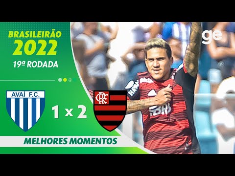 AVAÍ 1 X 2  FLAMENGO | MELHORES MOMENTOS | 19ª RODADA BRASILEIRÃO 2022 | ge.globo