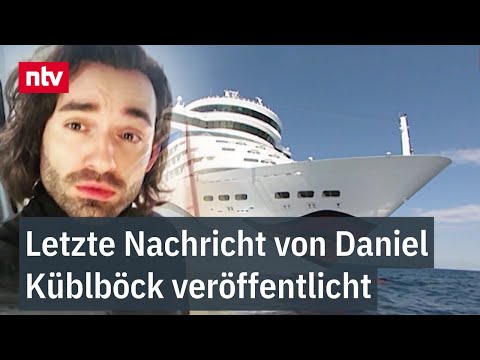Letzte Nachricht von Daniel Küblböck veröffentlicht - Kurz darauf sprang er von Bord
