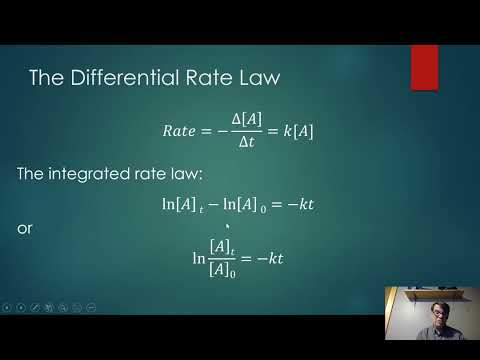14.4a Change in Concentration with Time (first order reactions)