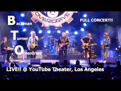 Bachman Turner Overdrive FULL CONCERT LIVE!!! @ YouTube Theater Los Angeles musicUcansee.com
