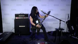 Sin From Ministry at the Blackstar booth - NAMM 2015