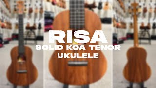 Tenor ukulele RISA UKA-KOA-BAT Celomasivní koa