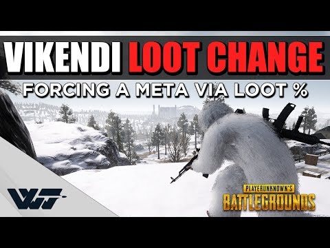 VIKENDI LOOT CHANGES - Forcing a meta via item droprates - PUBG