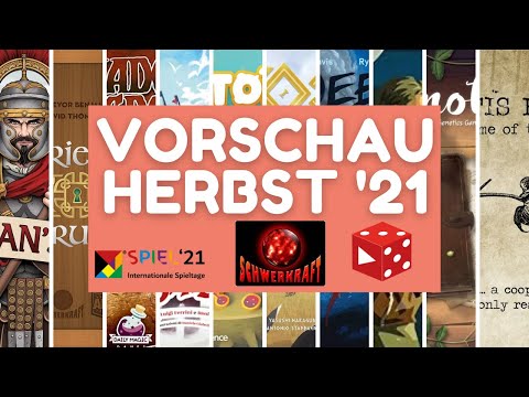 Spiel 2021 Essen • Schwerkraft Verlag • Vorschau / 2. Halbjahr 2021 - Brettspiel Neuheiten