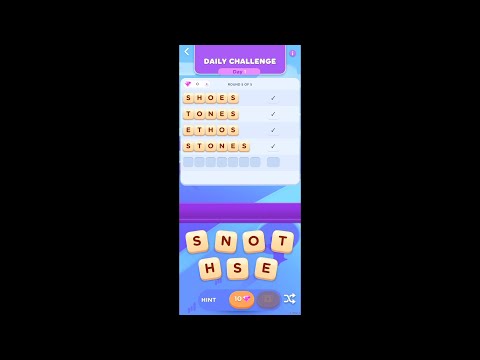 Wordzee! (by MAG Interactive) - free online word puzzle game for Android and iOS - gameplay. - YouTube